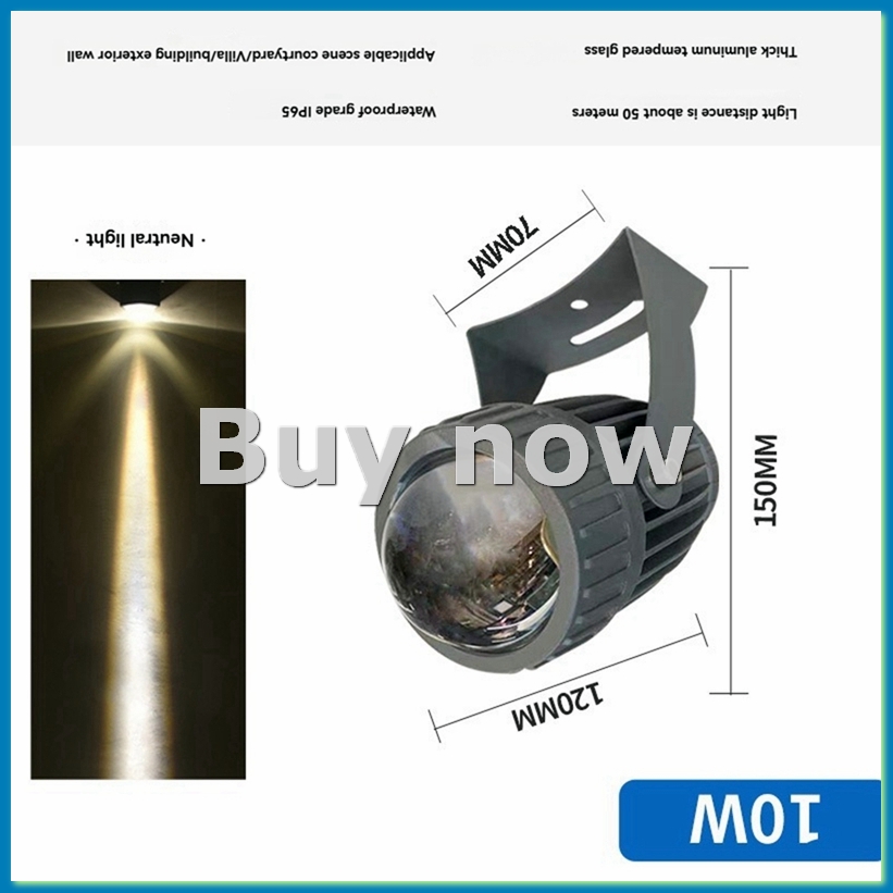 Outdoor Spotlight - Zewnętrzne reflektory LED ogrodowe ścienne 10W