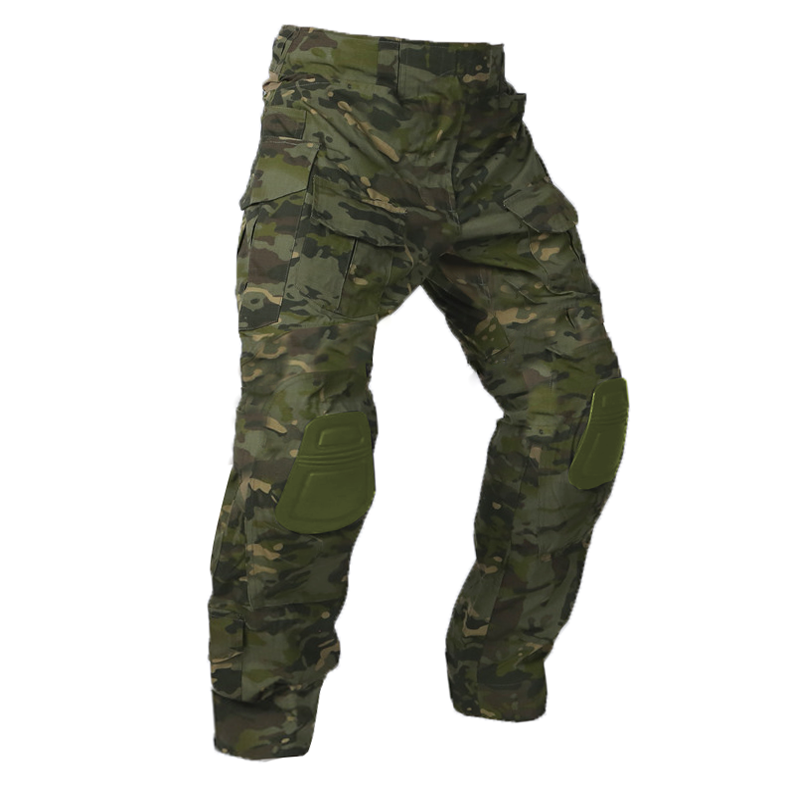 Outdoor Sport Climbing Gear - Spodnie taktyczne + ochraniacze Elastyczne spodnie