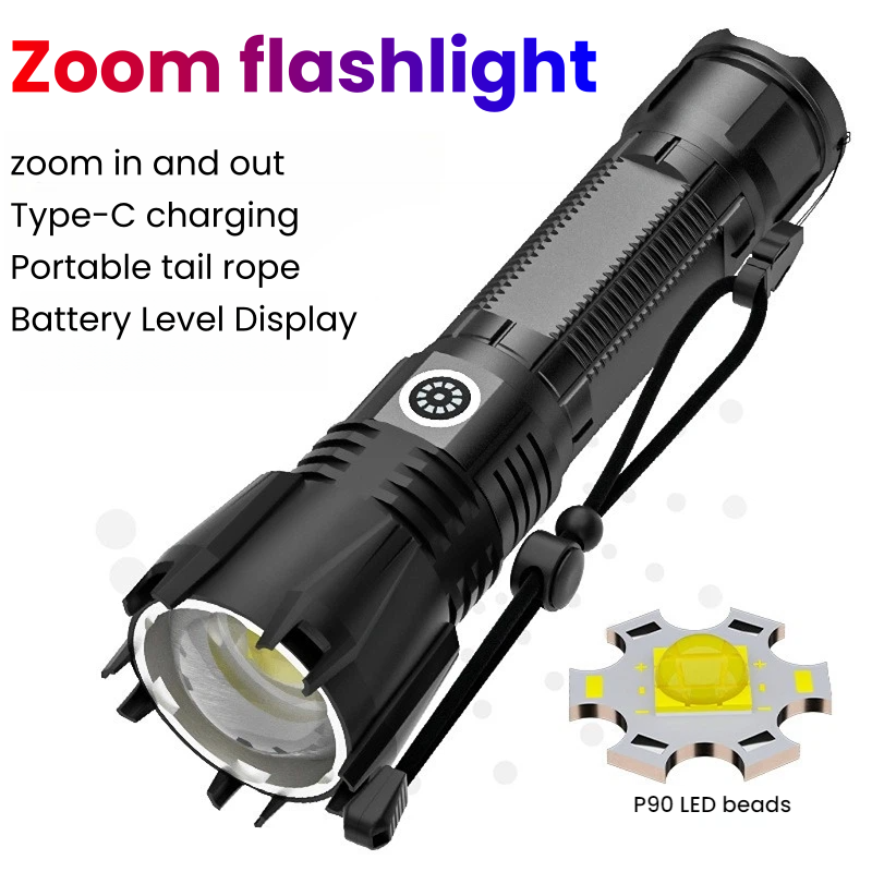Outdoor Spotlight - Latarka LED P90 o dużej mocy,