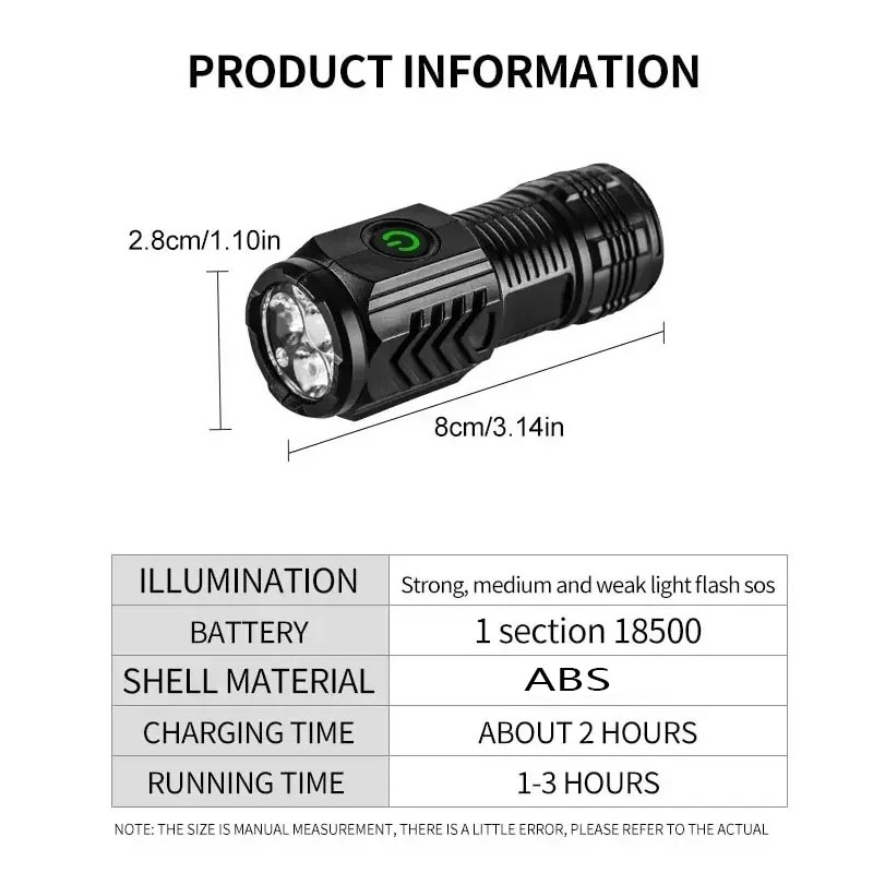 Mini latarka 3LED z klipsem do – Outdoor Spotlight recenzja i cena