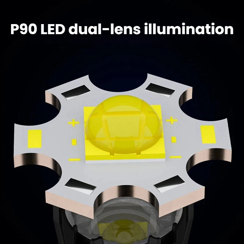 Latarka LED P90 o dużej mocy,  – Outdoor Spotlight recenzja i cena