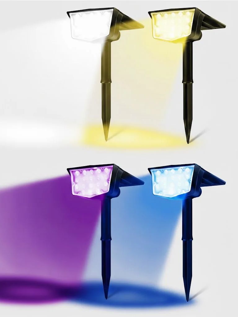 2 szt. Solarnych lamp punktowy – Outdoor Spotlight recenzja i cena